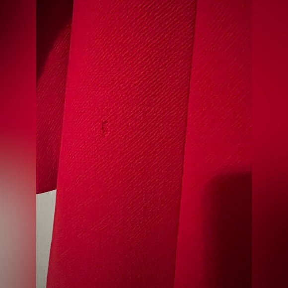 J. Crew Bright Red Wool Thinsulate Fitted Pea Coat - Picture 8 of 8